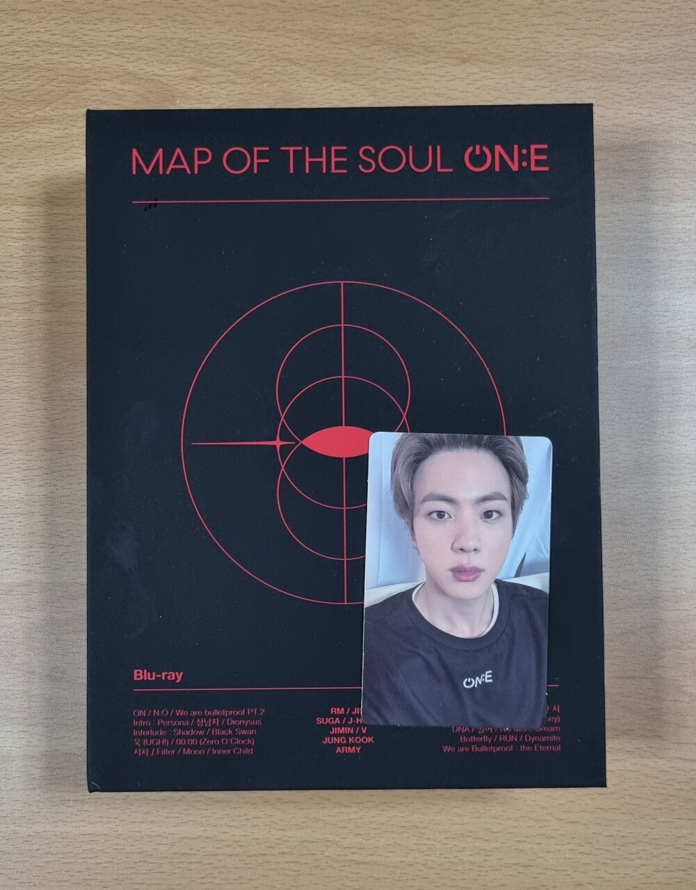 BTS MOTS Map of the Soul On:E Blu ray with Jin Seokjin Poca PC