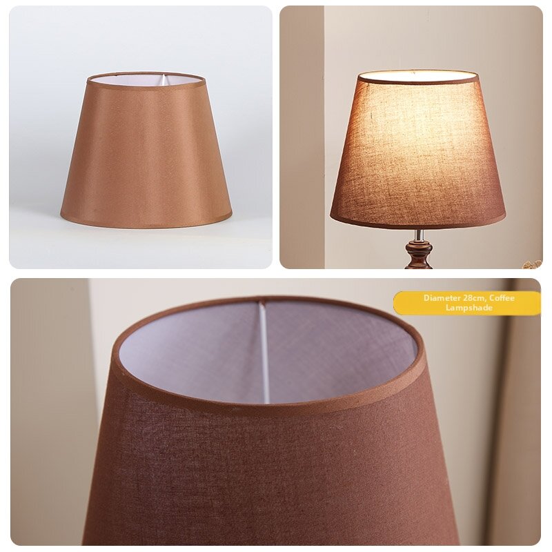 YESHANG | Anti-glare Bedside Lamp Shade Large Fabric