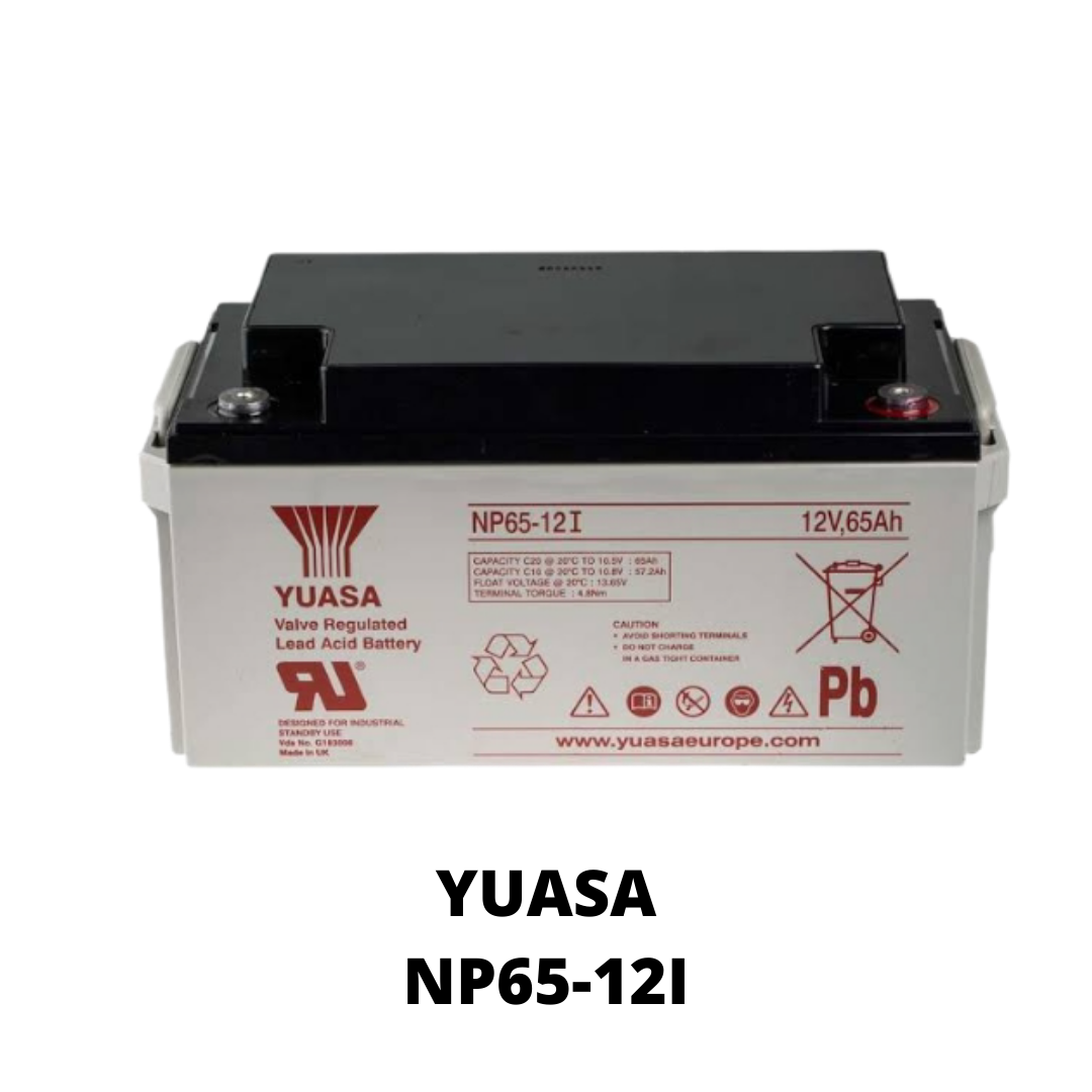 Yuasa 12V NP65-12I Sealed Lead Acid Battery - 65Ah