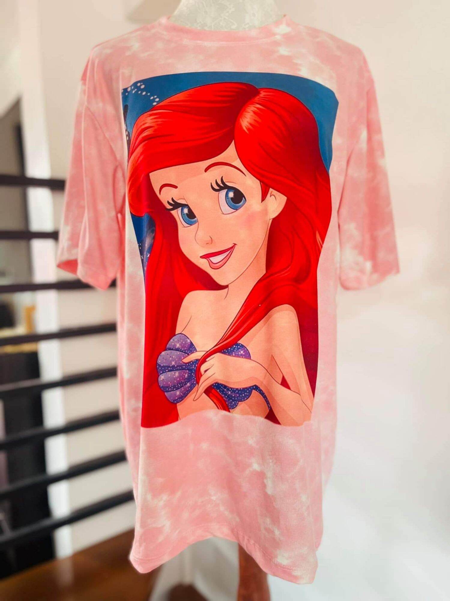 Oversized Unisex Cartoon Character Tie Dye Fits L-3XL Stretchable