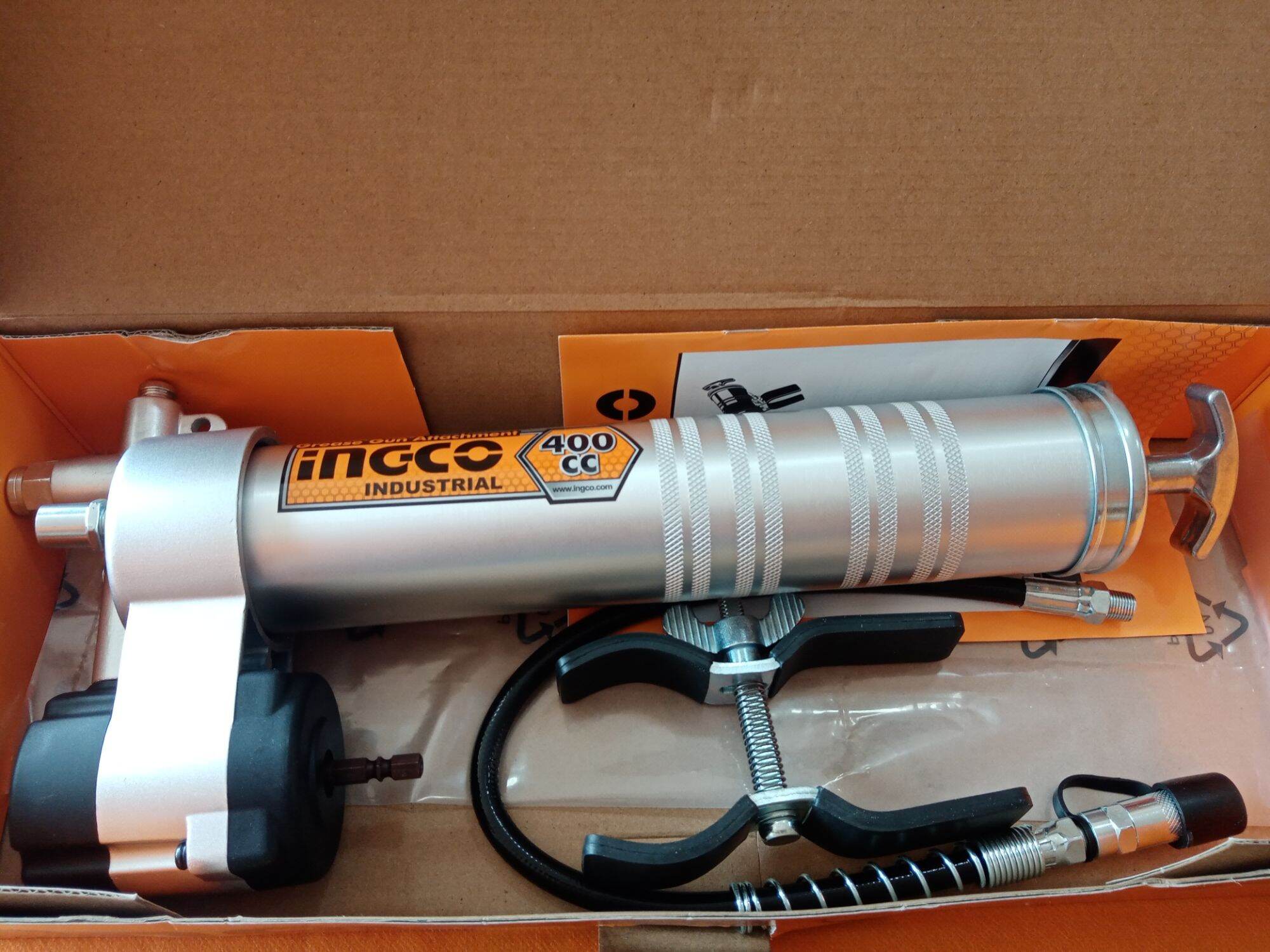 INGCO Grease Gun Attachment 400cc (Model CGULI2001) Qubikhardware