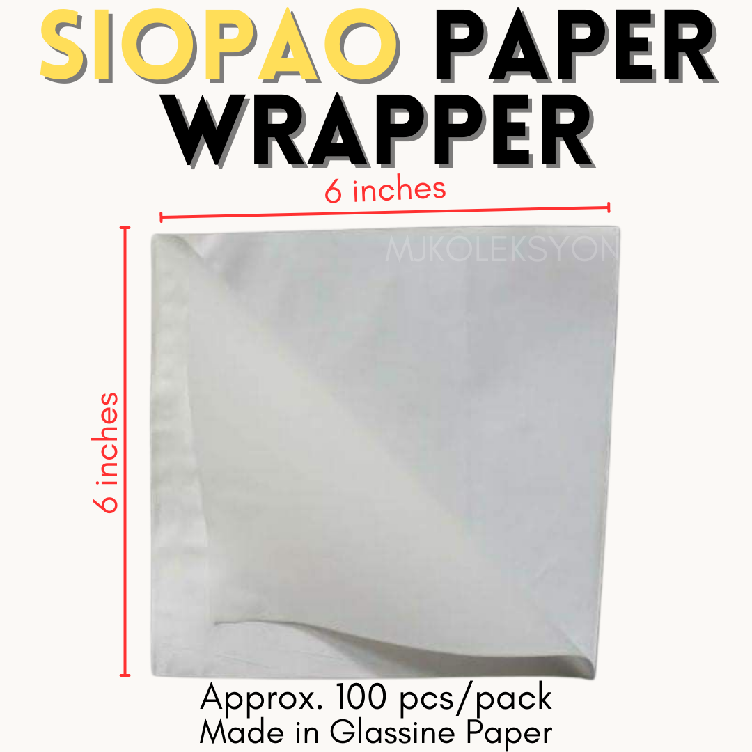 Donut Siopao Paper Wrapper Hotdog Sandwich 6x6inches