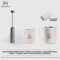 Muvna | Electric Milk Frother for Latte Art