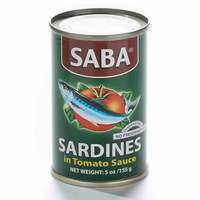 SABA SARDINES In Tomato Sauce with Chili & Non-Chili (115g) x 6pcs