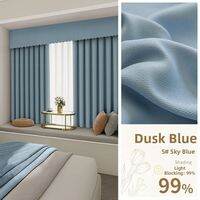 Nature Wind Sunshine | Light Blocking Window Valance Roman Rod Cover Self-Adhesive Easy Install