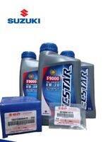 Change Oil Package for Suzuki Celerio Gen2 Suzuki Celerio Gen1 Suzuki S Presso  Ecstar F9000 0W-20 Fully Synthetic Suzuki Genuine Oil