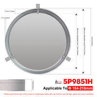 Datyson Solar Observing Filter Sheet all-metal Cap for 44-210mm telescope objectives/camera lenses