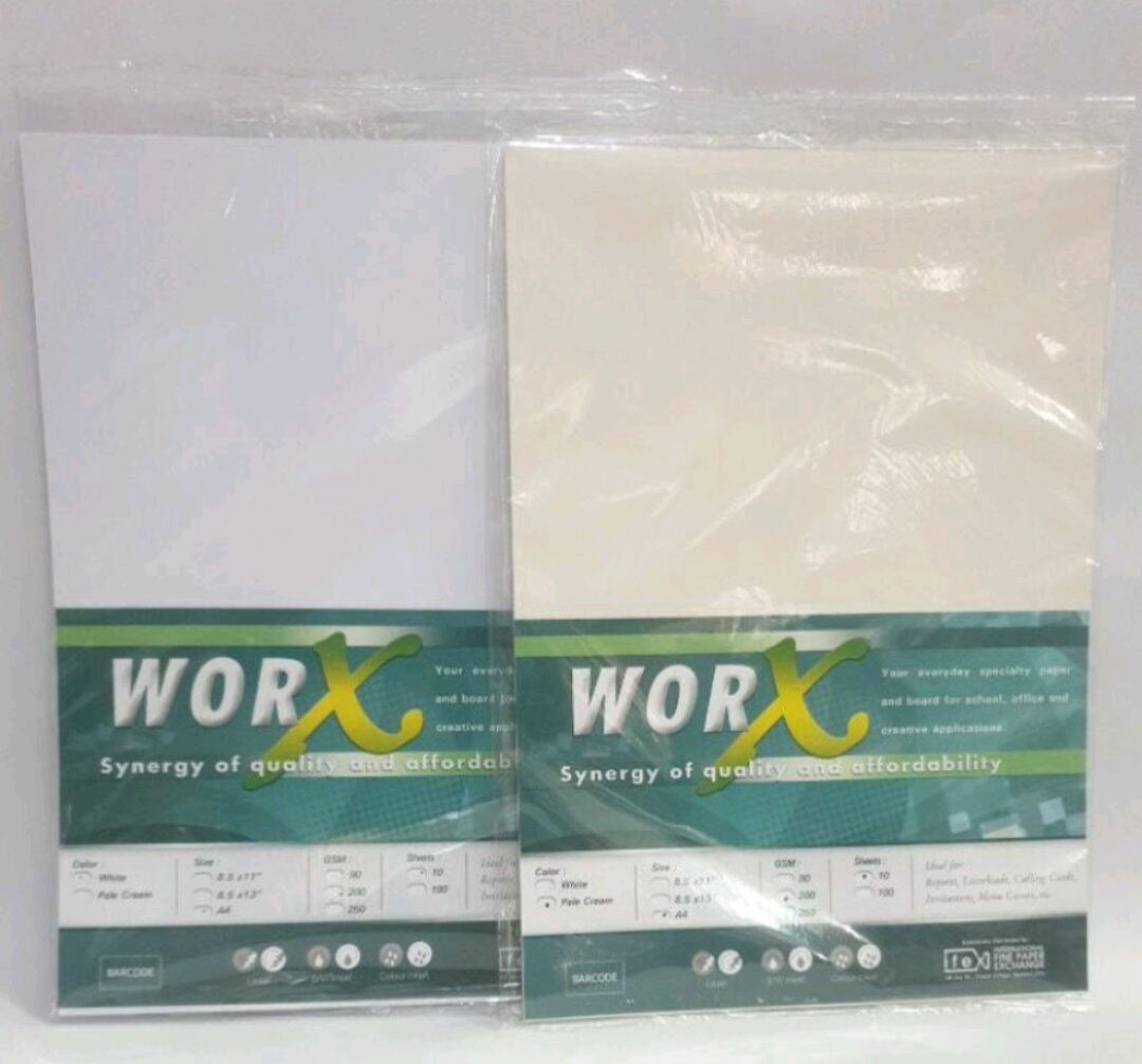 Worx Board Paper 200 GSM 10 Sheets Lazada PH