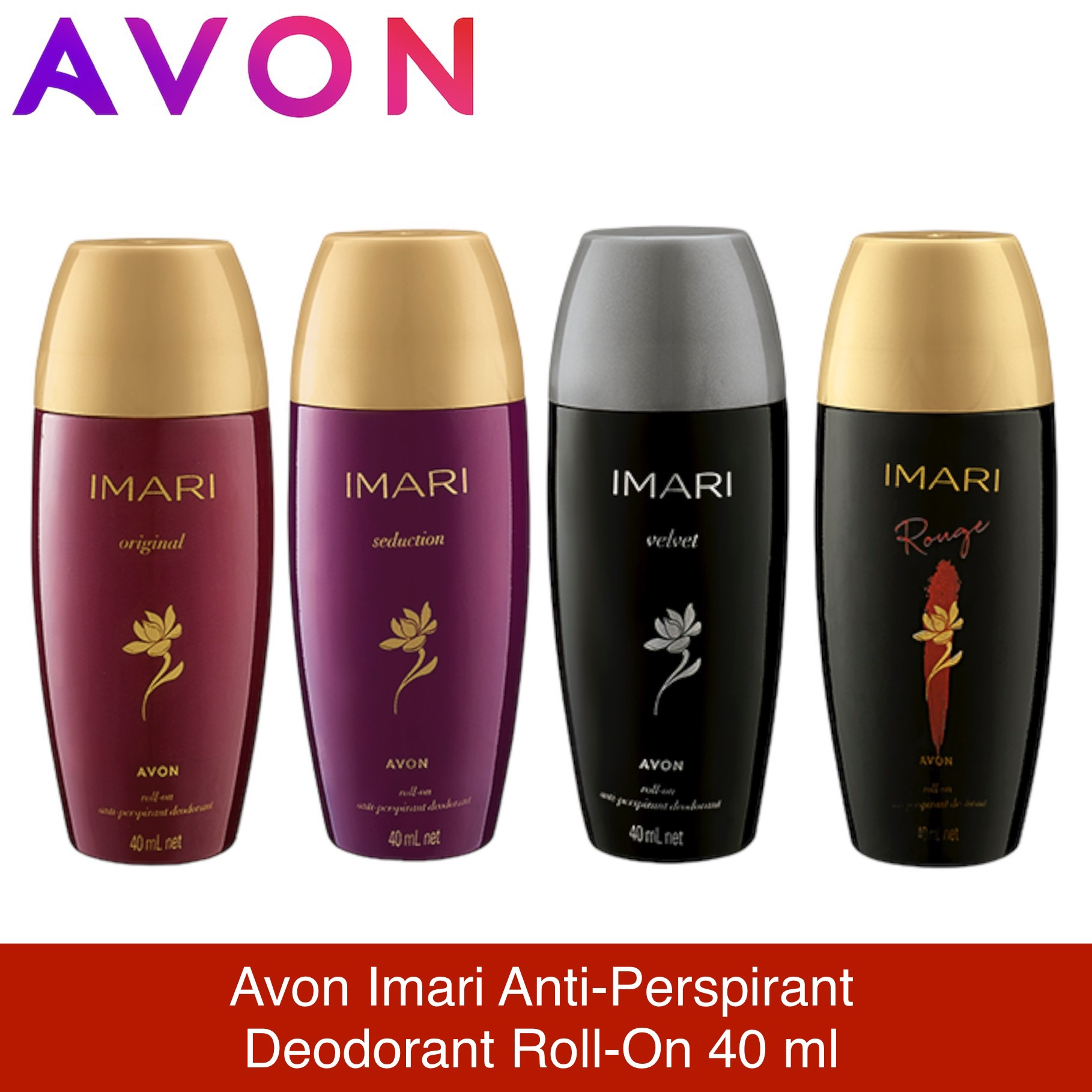 AVON Imari Roll-On Deodorant for Women, 40ml