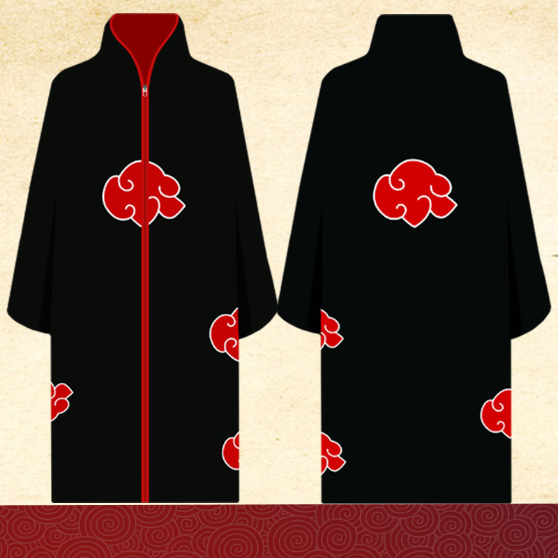 Naruto Akatsuki Manto Anime Periférico Trench Coat, Manto, Nuvem Vermelha  Robe, Payne Roupas Cosplay, Itachi, Uchiha