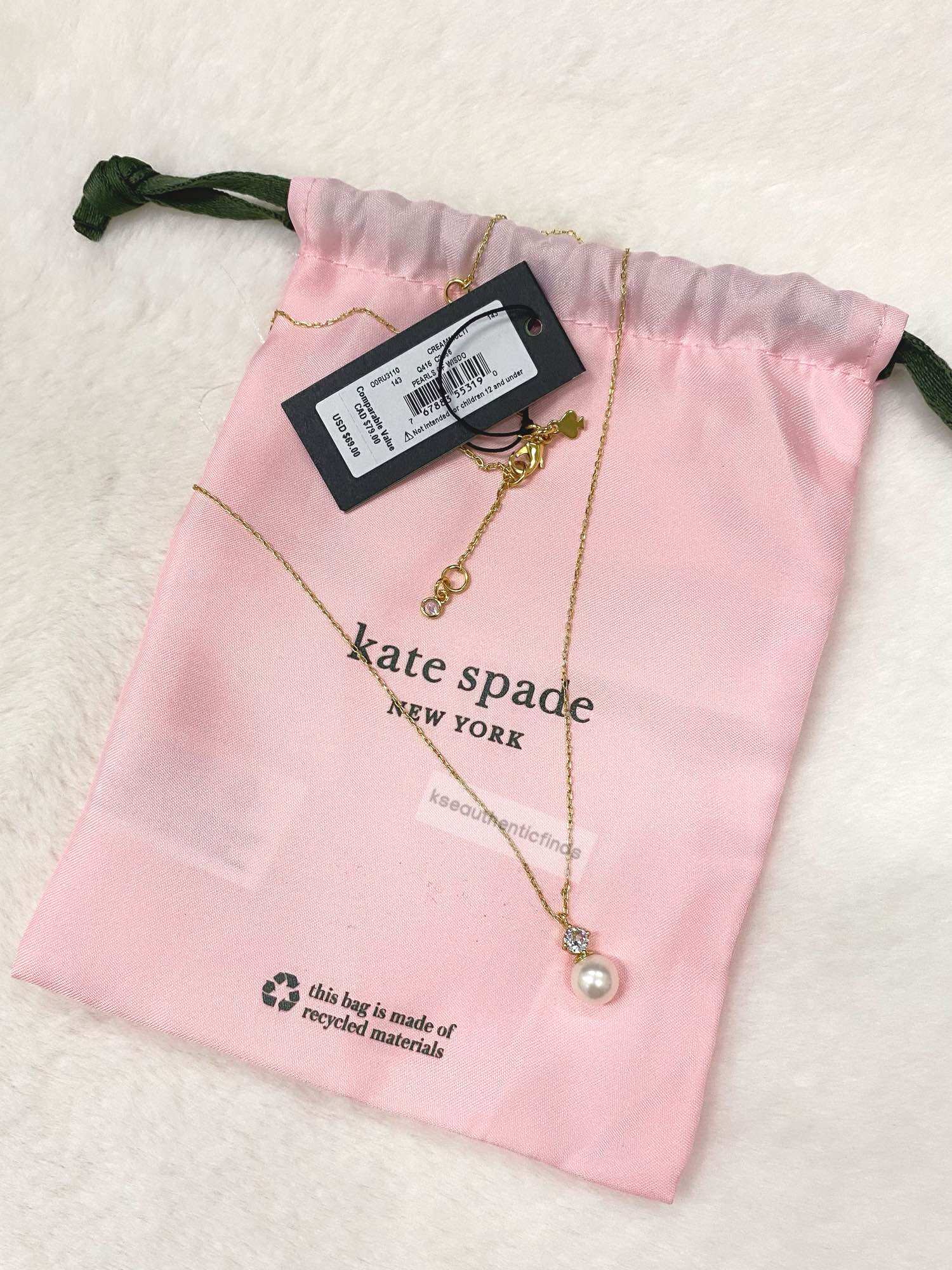 kate spade Pearls Of Wisdom Mini Pendant Necklace