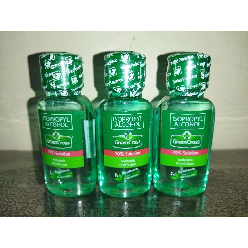 Green cross Ethyl Alcohol 70% with moisturizer 60ml