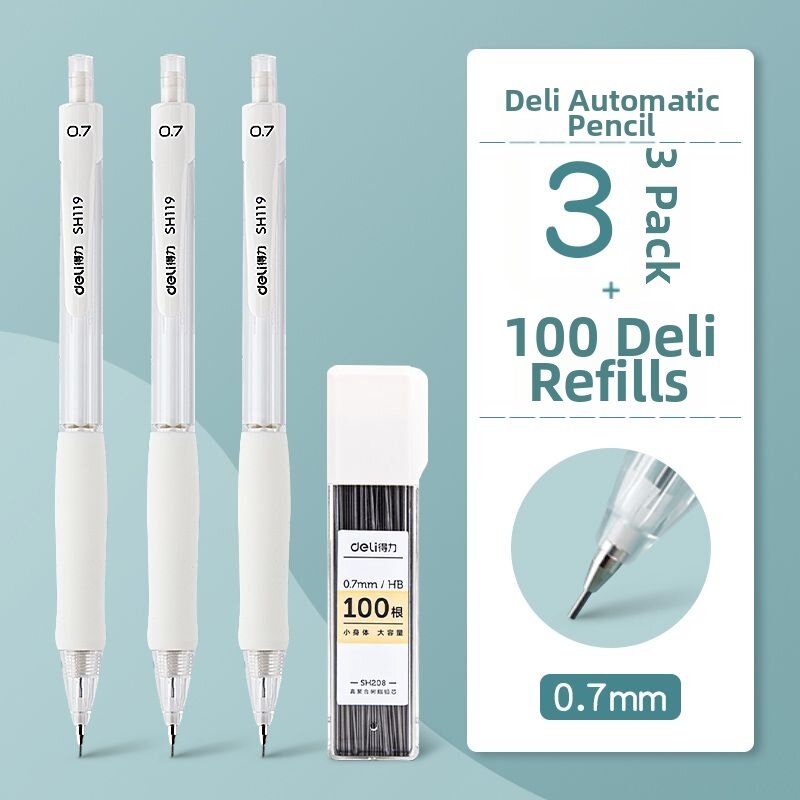 De Li | Anti-break HB Student Automatic Pencil 0.5mm