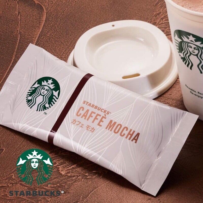 STARBUCKS JAPAN AT HOME INSTANT PREMIUM COFFEECAFE MOCHA 16G RETAIL 9/