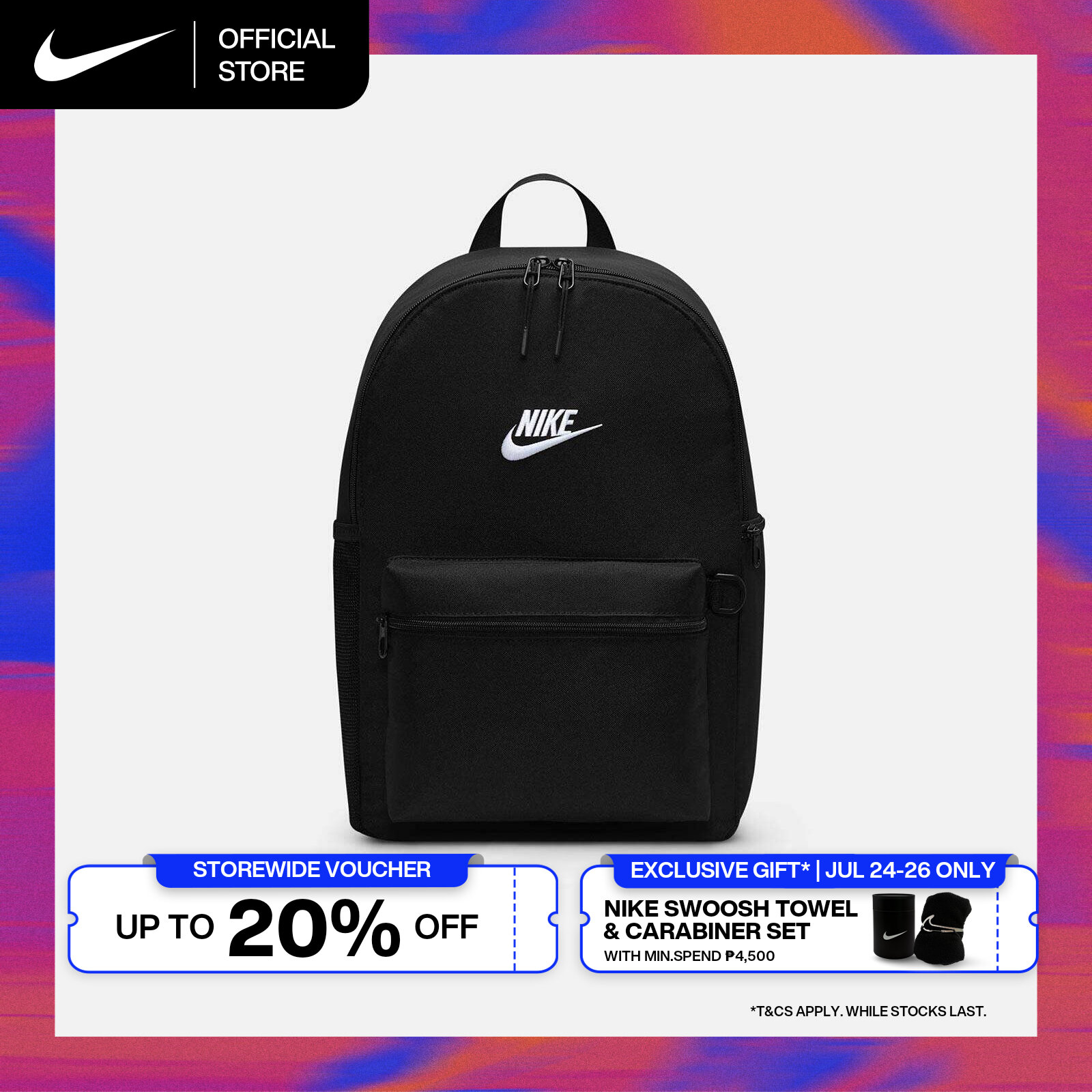 nike backpack for sale manila Brasilia Mini the main compartment comfortably houses your layers Nike Varsity Elite Basketball Shoe