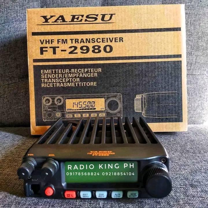 YAESU FT-2980R 80 Watts Heavy-Duty 144 MHz FM Transceiver Lazada PH