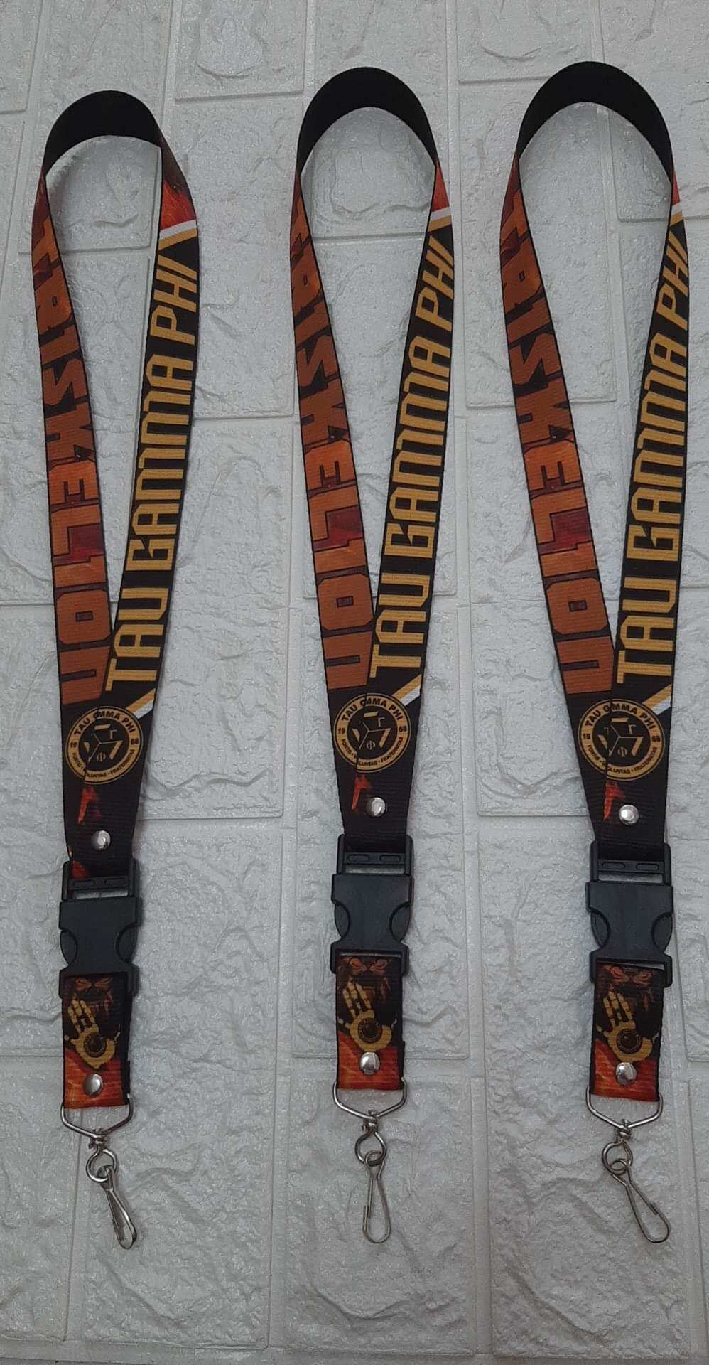 TAU GAMMA PHI/TRISKELION ID LACE LANYARD/NEW STYLE | Lazada PH