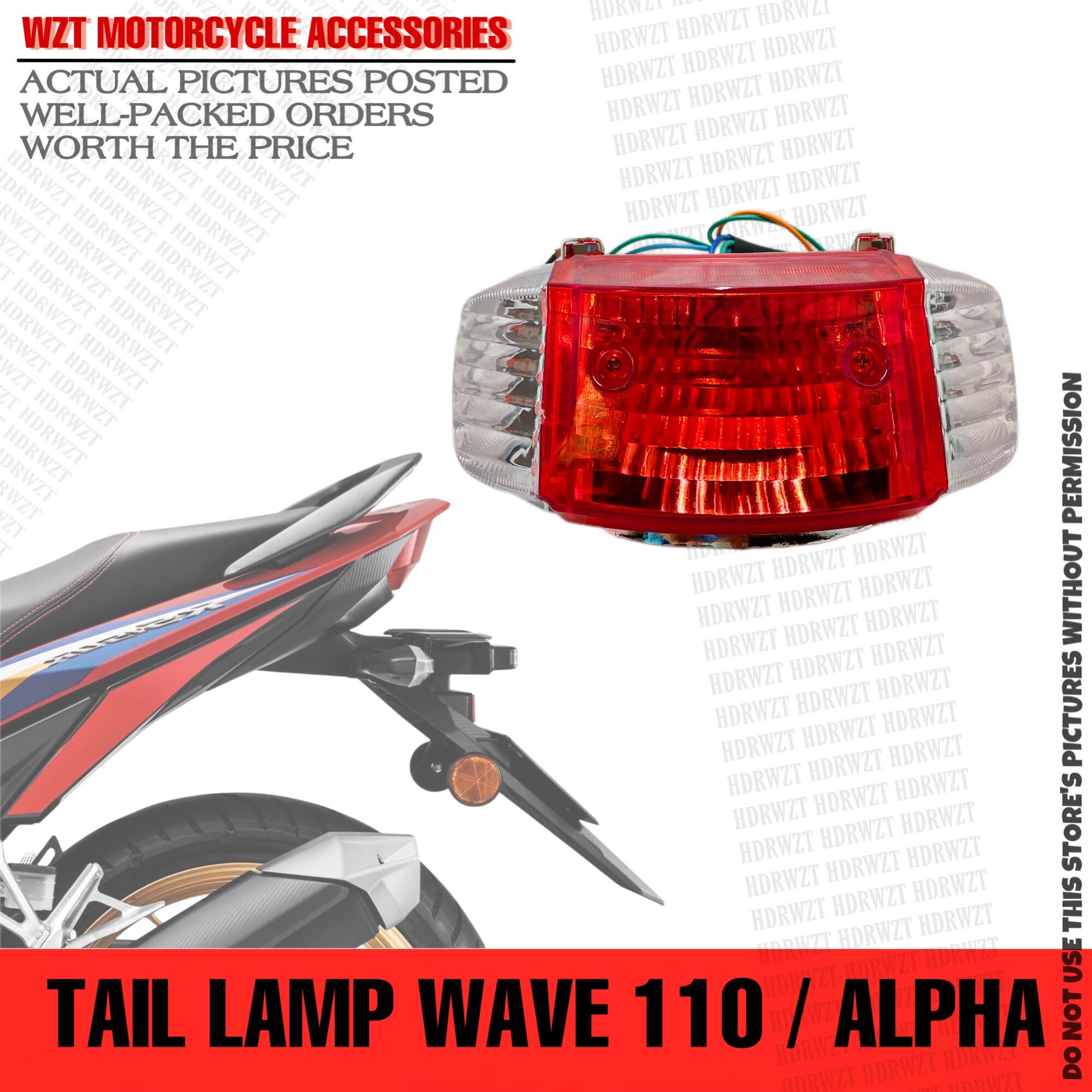 CSL HONDA WAVE110 WAVE 110 APLHA TAIL LAMP TAIL LIGHT FOR