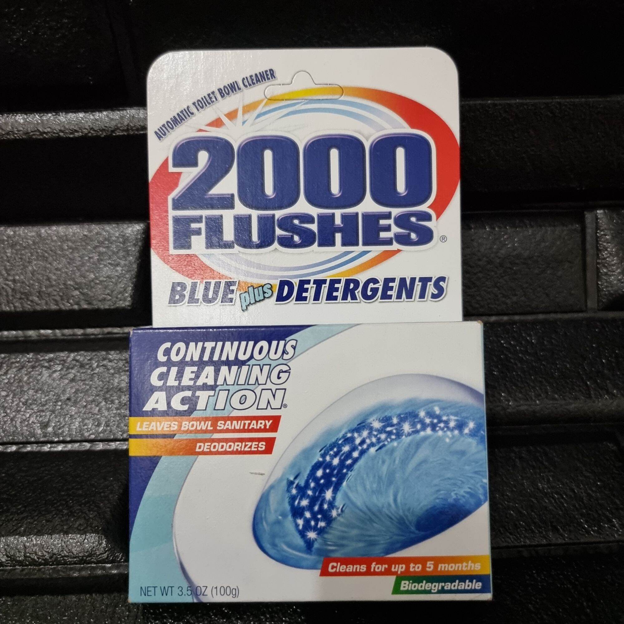 2000 Flushes Automatic Toilet Bowl Cleaner - Blue Plus