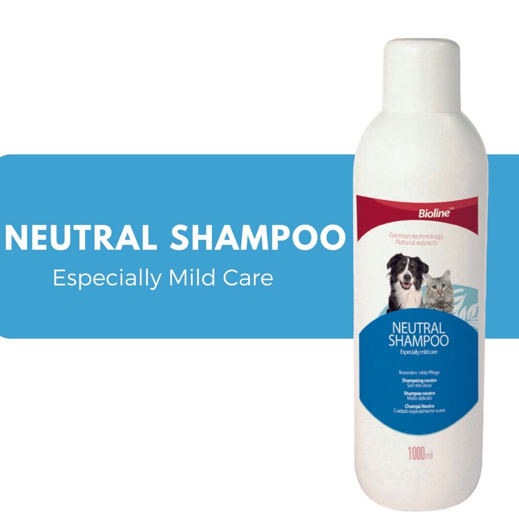 Bioline Neutral Dog Cat Shampoo 1000ml Pet Dog Cat Shampoo for