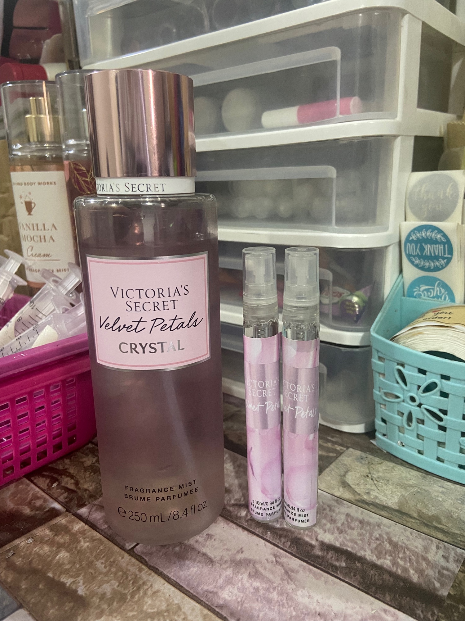 Victoria's Secret Velvet Petals Crystal Fragrance Body Mist 8.4 fl oz  (Velvet Petals Crystal)