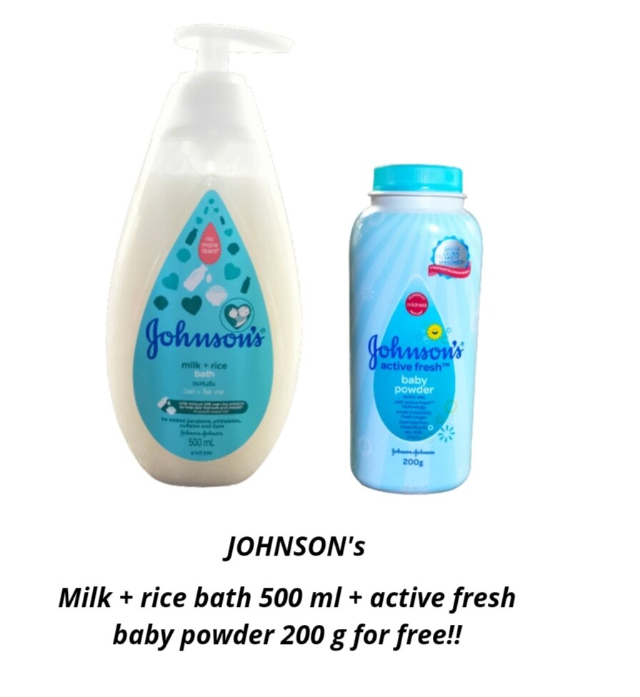 Johnsons(milk bath & powder) Lazada PH