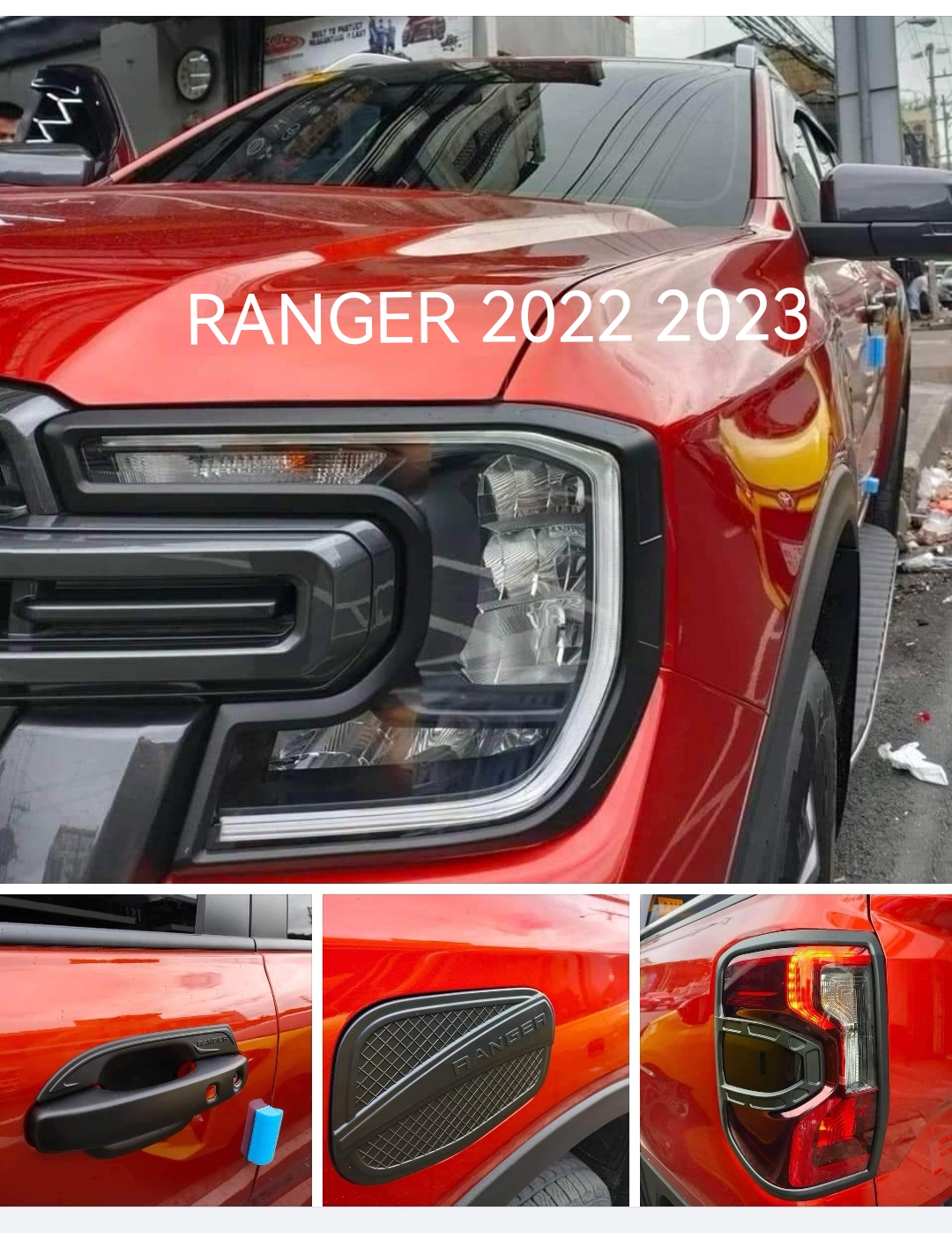 Ranger Wildtrak Sport XLT 2023 2024 Headlight and taillight