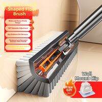 Aige | Bathroom and Toilet Long Handle Hard Bristle Cleaning Brush