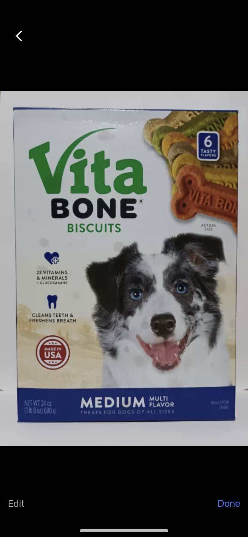 Vita hotsell bone biscuits