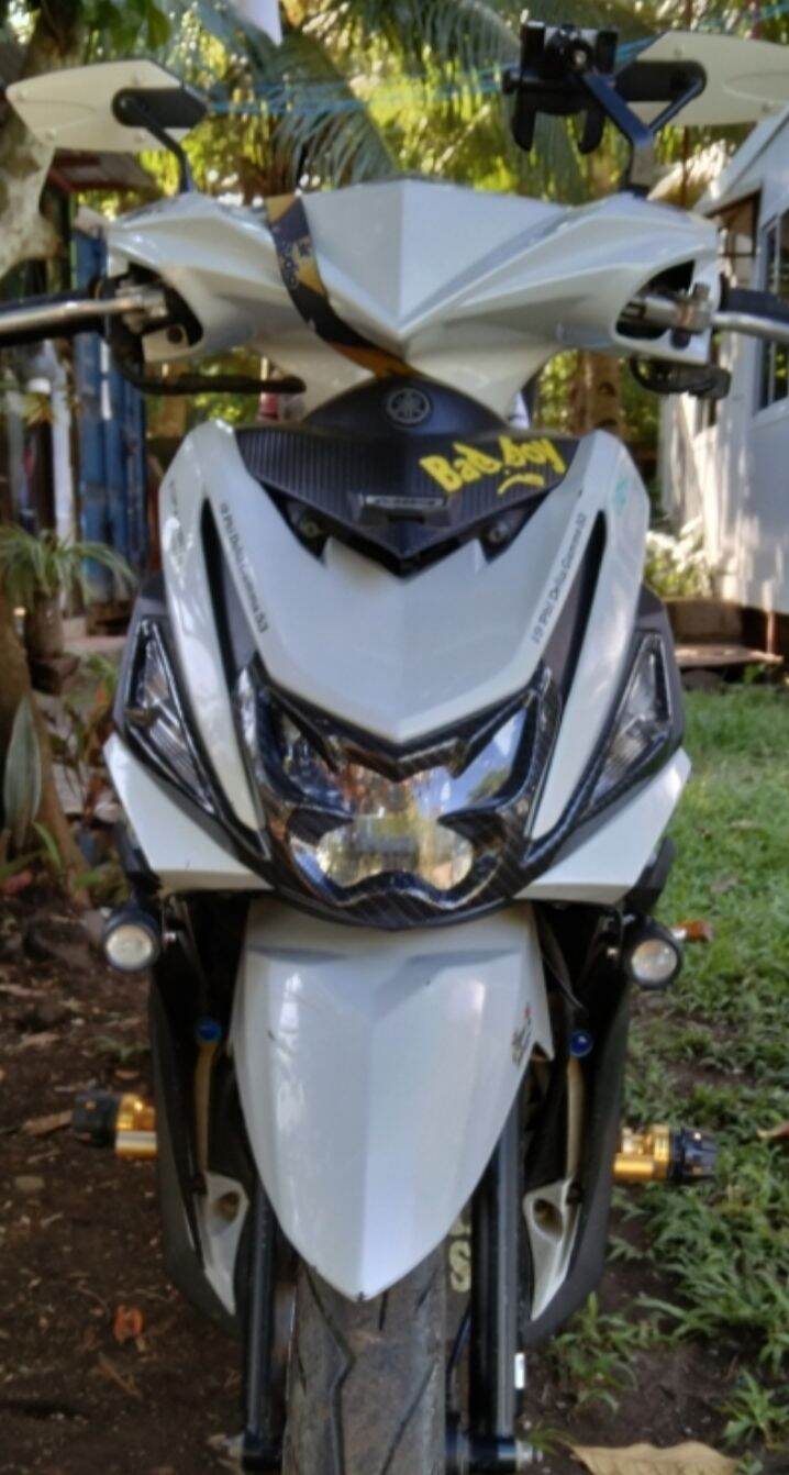 Mio i 125 headlight mask carbon fiber Lazada PH