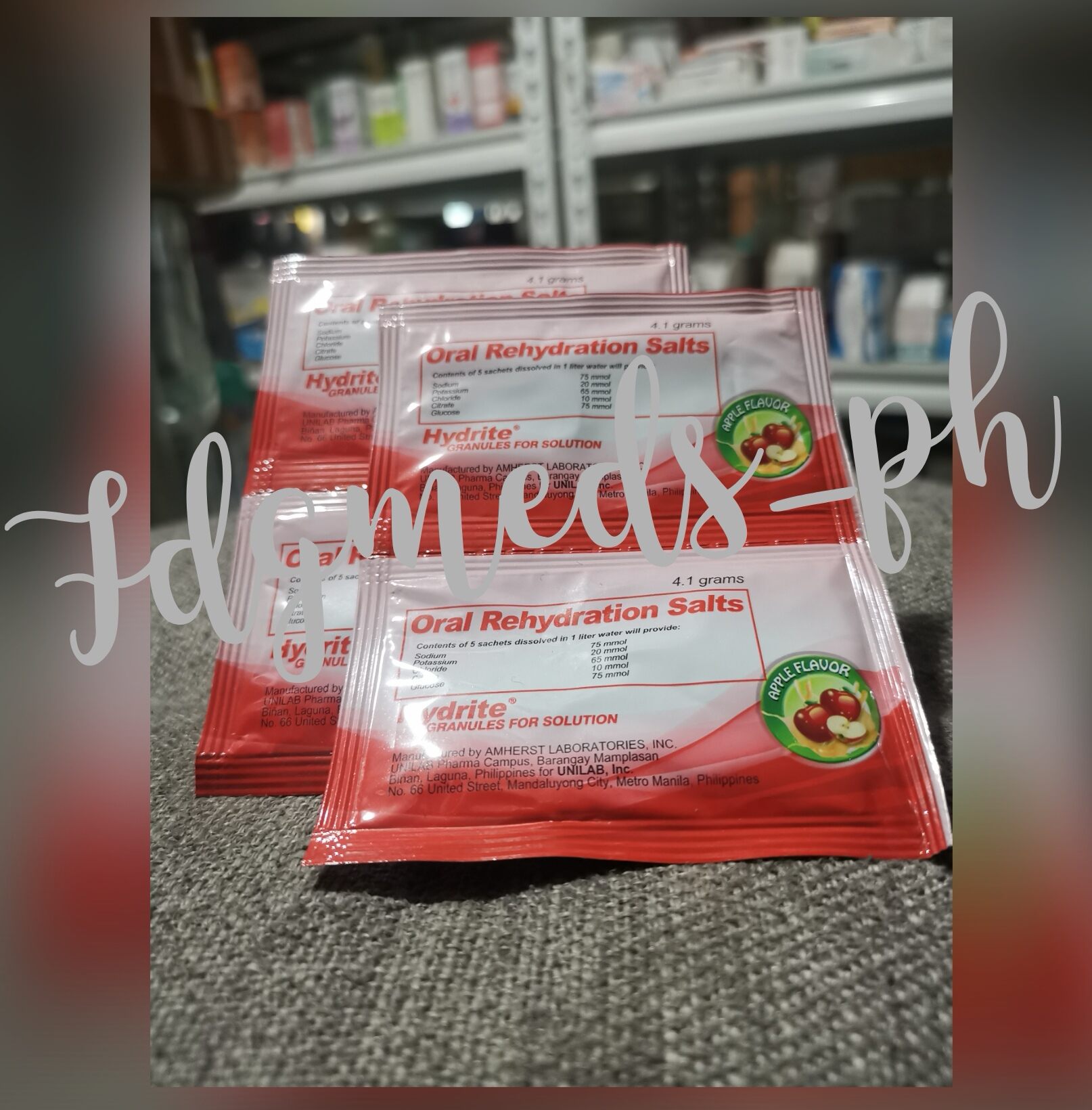 Hydrite Apple flavor Oral Rehydration Solution 4pcs, 10 pcs Lazada PH