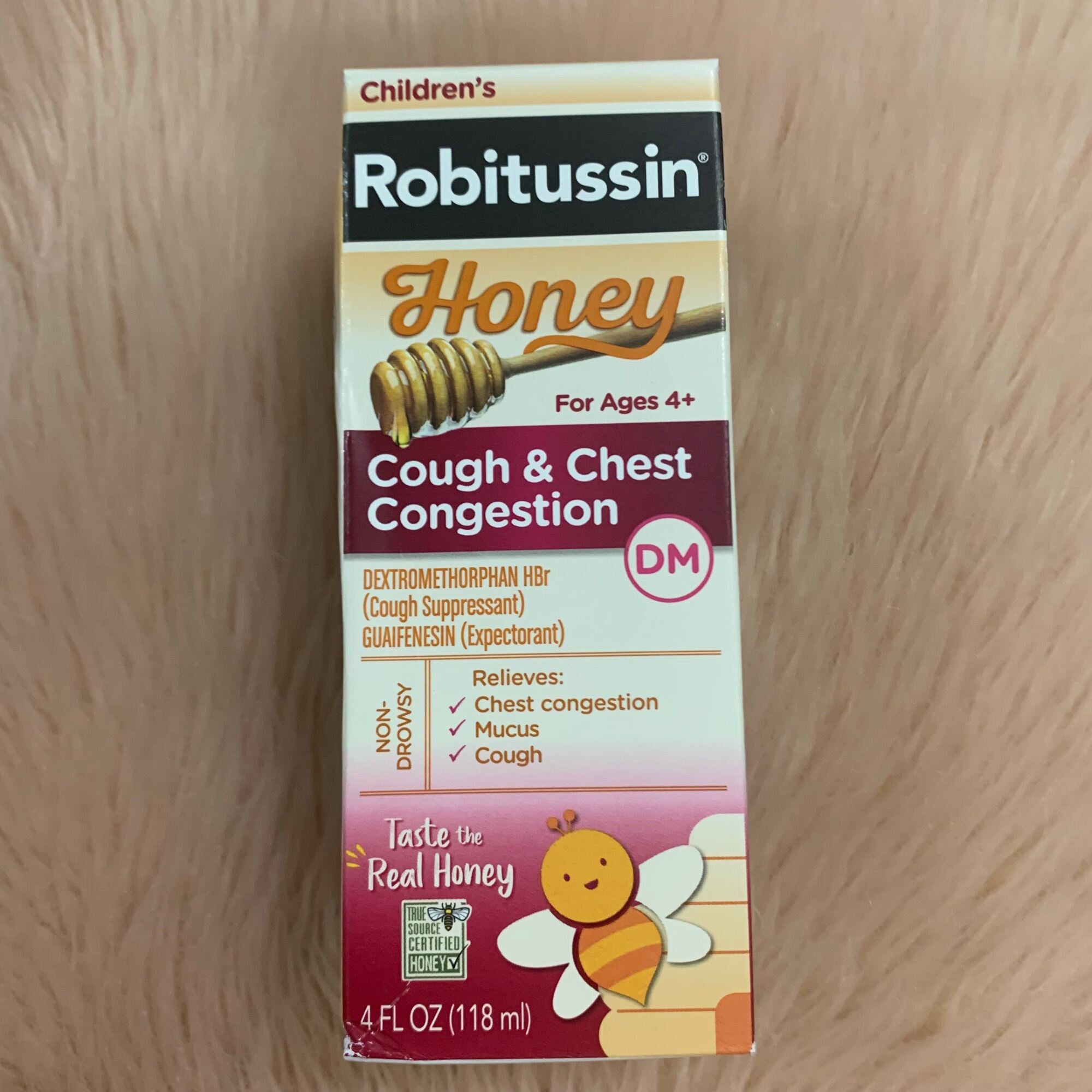 Children’s Robitussin Honey Cough & Chest Congestion DM For Ages 4
