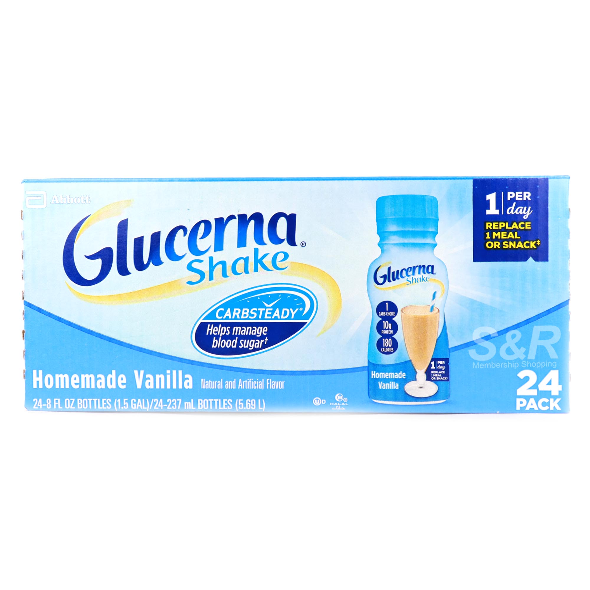 Glucerna Shake Homemade Vanilla 24 bottles | Lazada PH