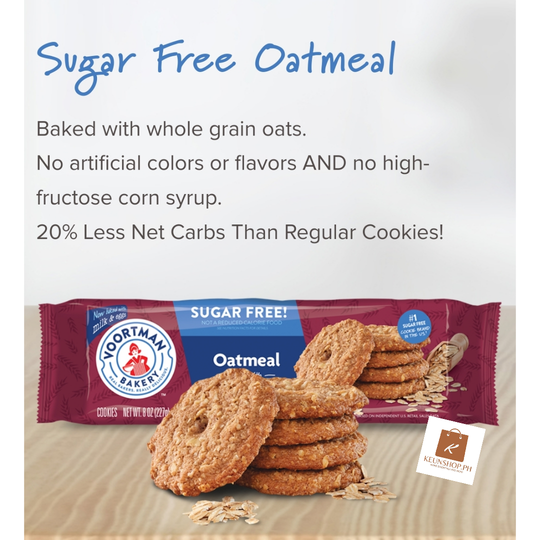 Voortman Sugar Free Oatmeal Cookies 227g Lazada PH