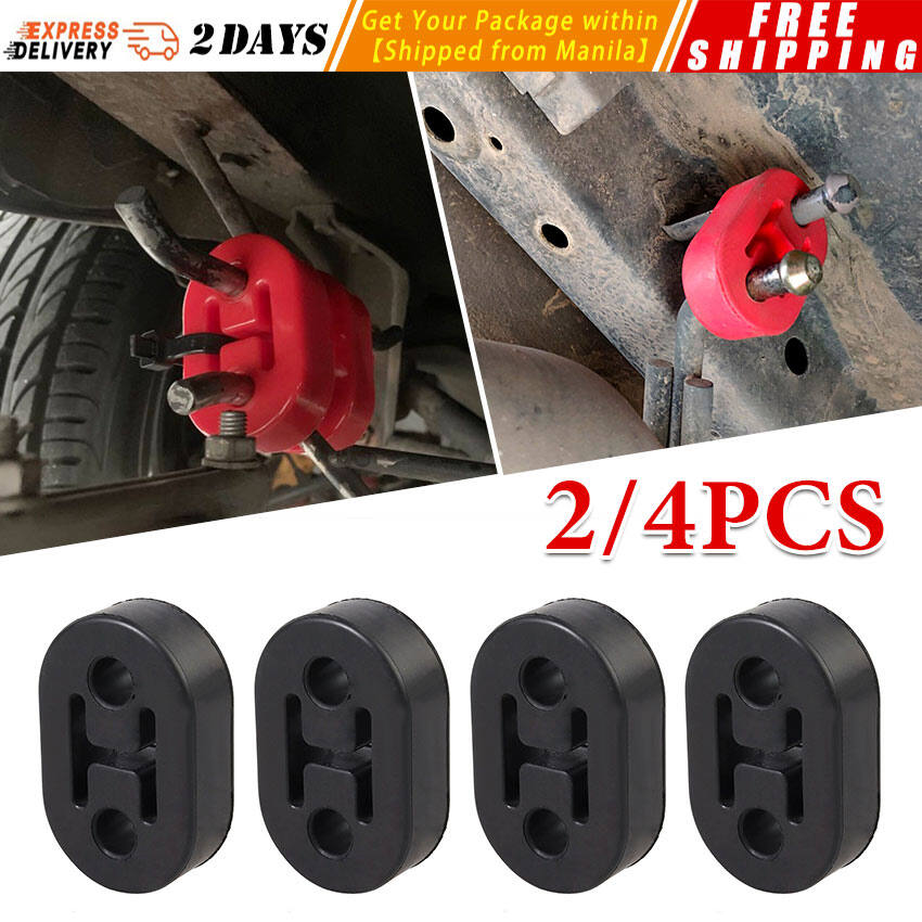 2Pcs Exhaust Muffler Hanger Insulator, 2 Holes