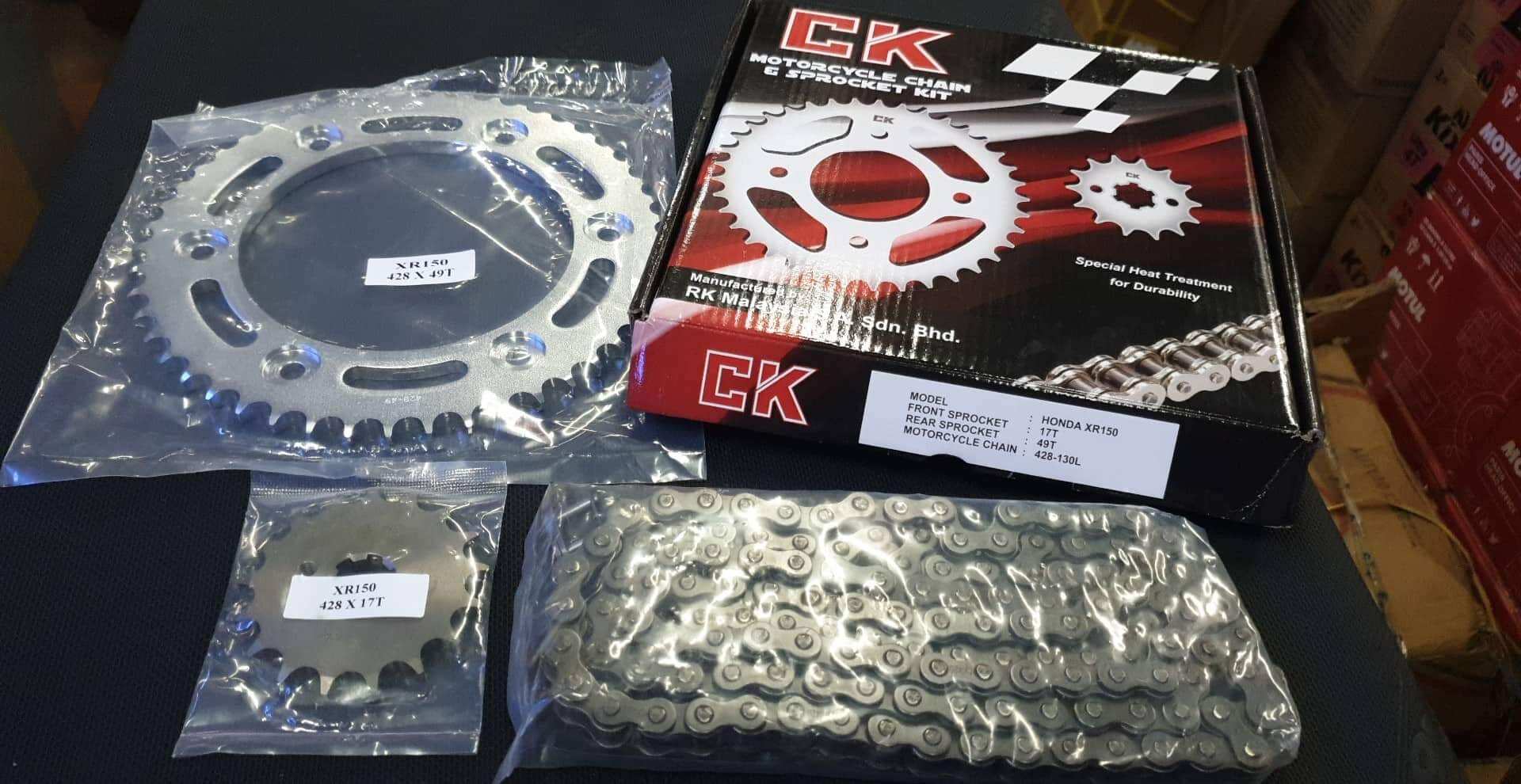 Chain and Sprocket Kit XR125/XR150 Lazada PH