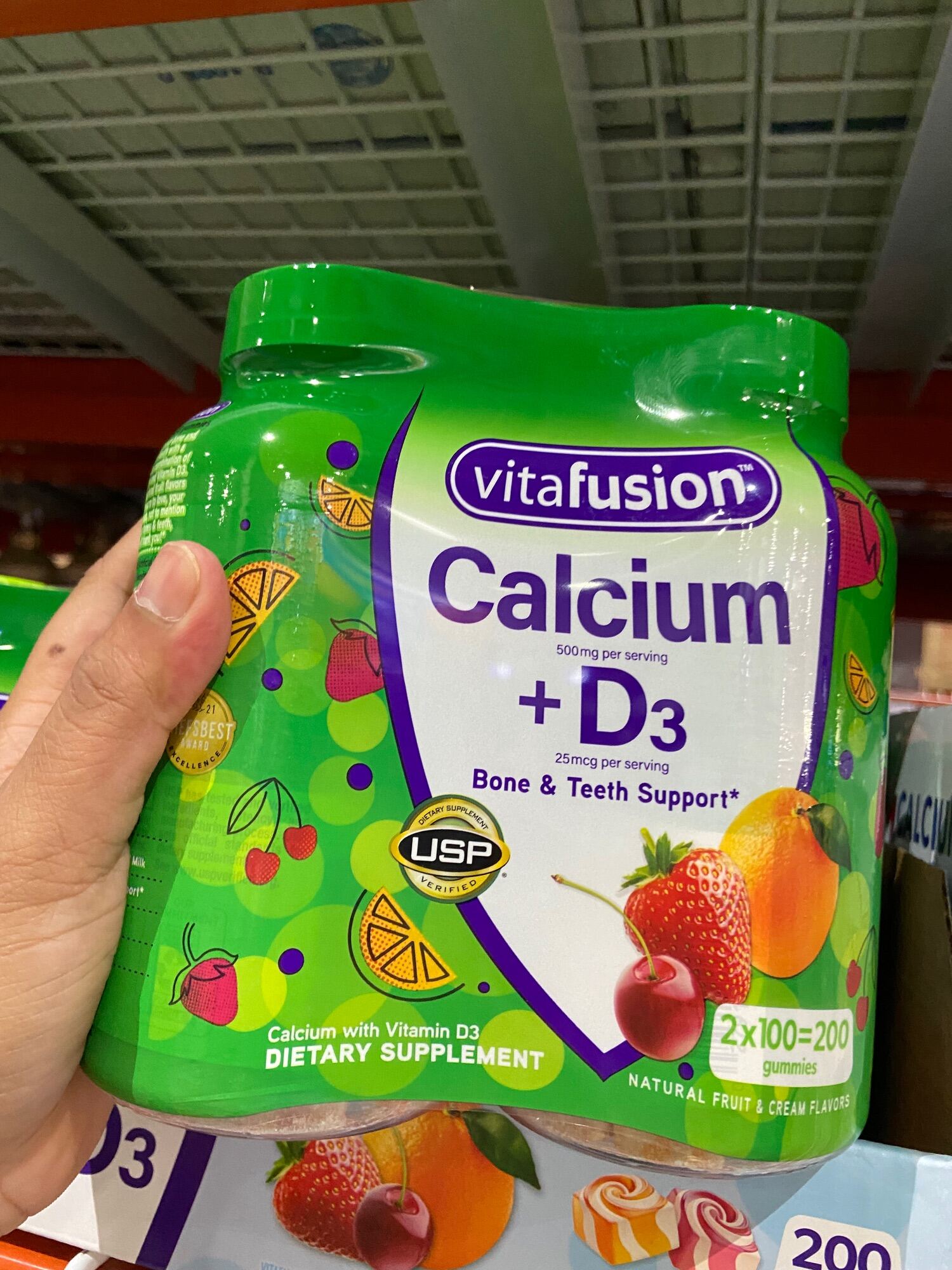 VITAFUSION CALCIUM + D3 TWIN PACK 200 Gummies | Lazada PH