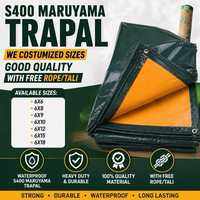 6x6 6x8 6x9 6x10 6x12 6x15 6x18 FEET S400 MARUYAMA TRAPAL