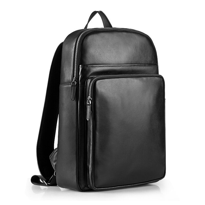 Genuine Leather Backpack Men's Backpack Fullgrain Leather Business