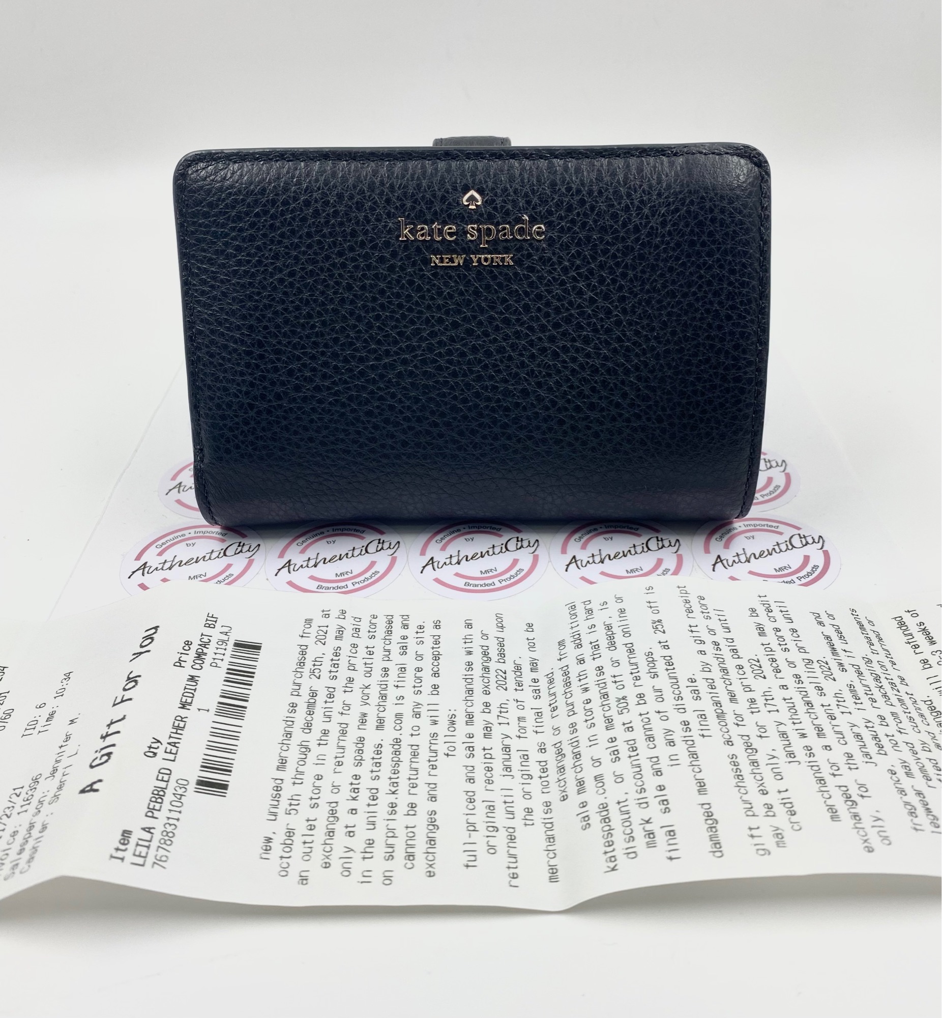 Kate Spade Leila Medium Compact Bifold Wallet | Lazada PH
