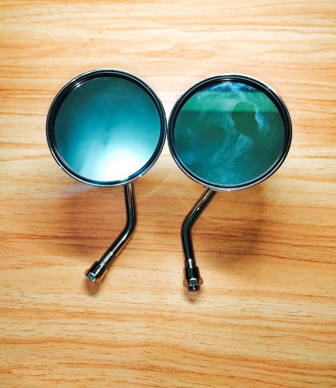 CHROME SIDE MIRROR FOR MOTORCYCLE SHORT / MID STEM Lazada PH