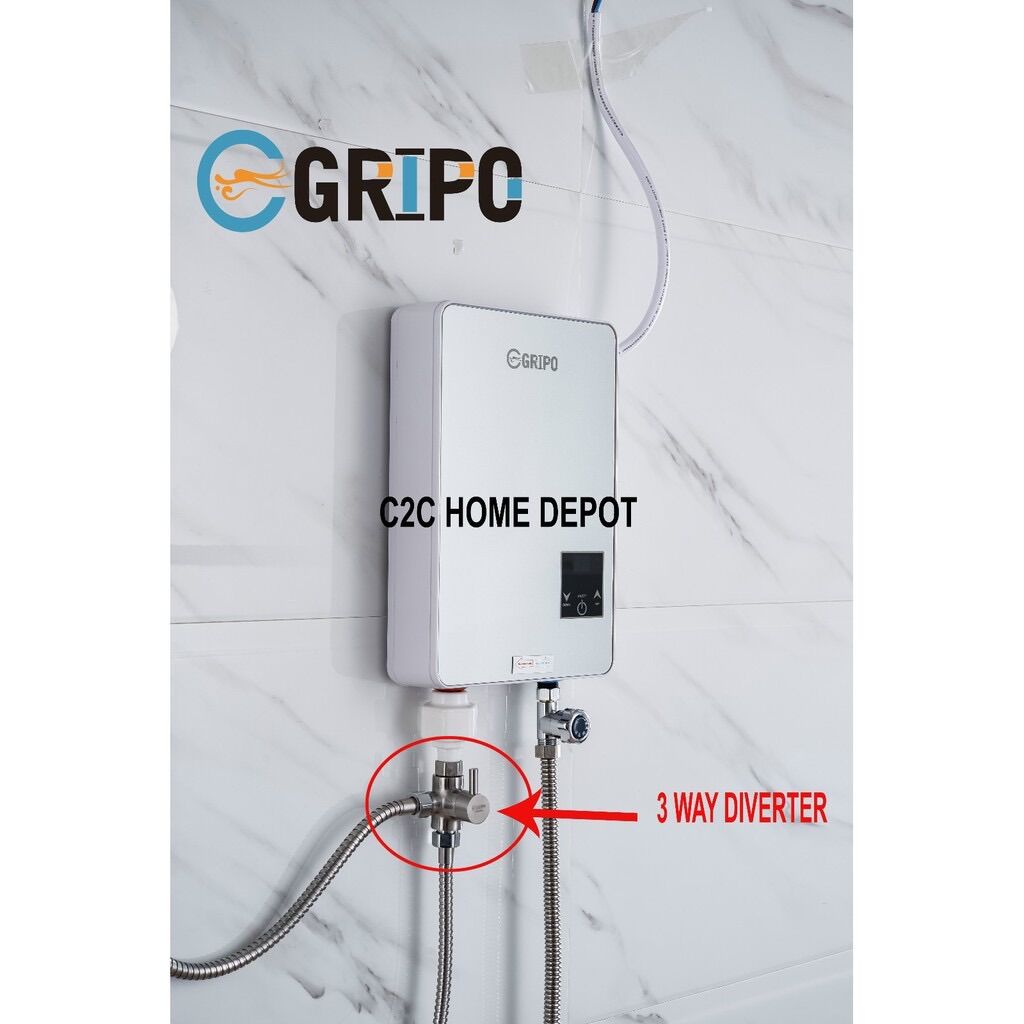 GRIPO High End 304 stainless water heater diverter ONLY GP288 | Lazada PH