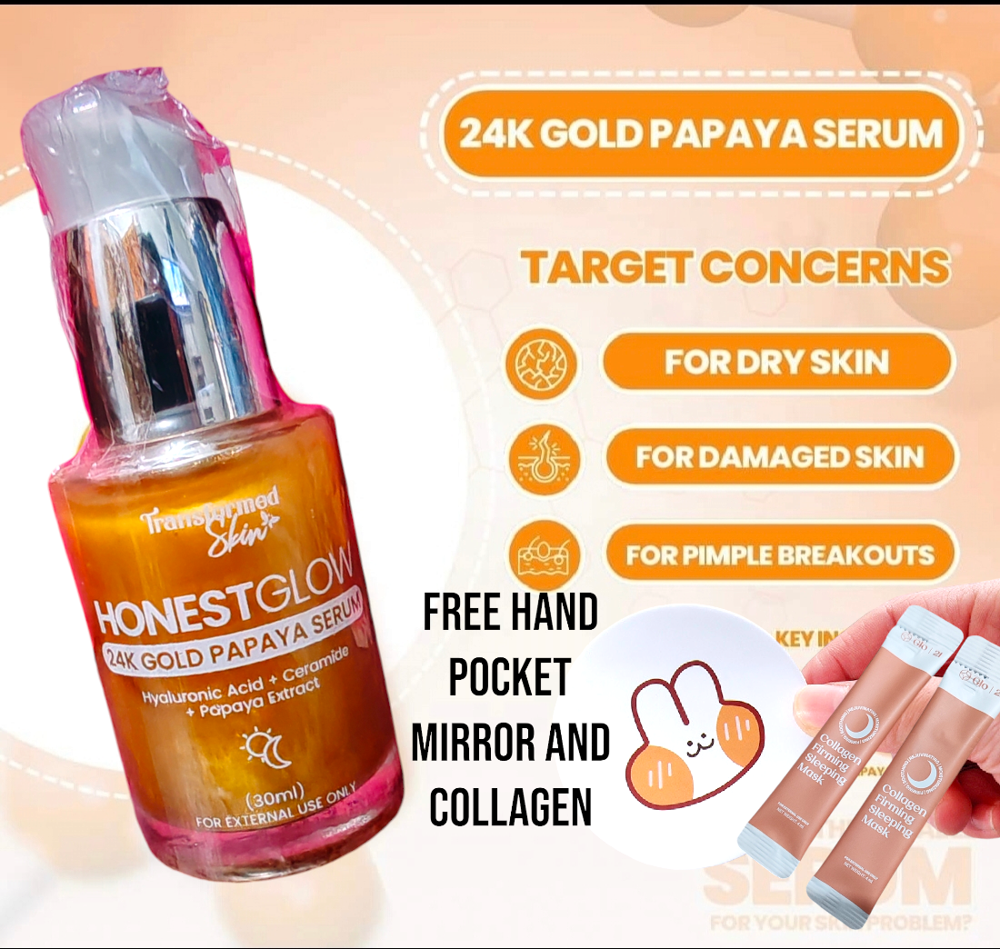 Honestglow 24k Gold Papaya Serum