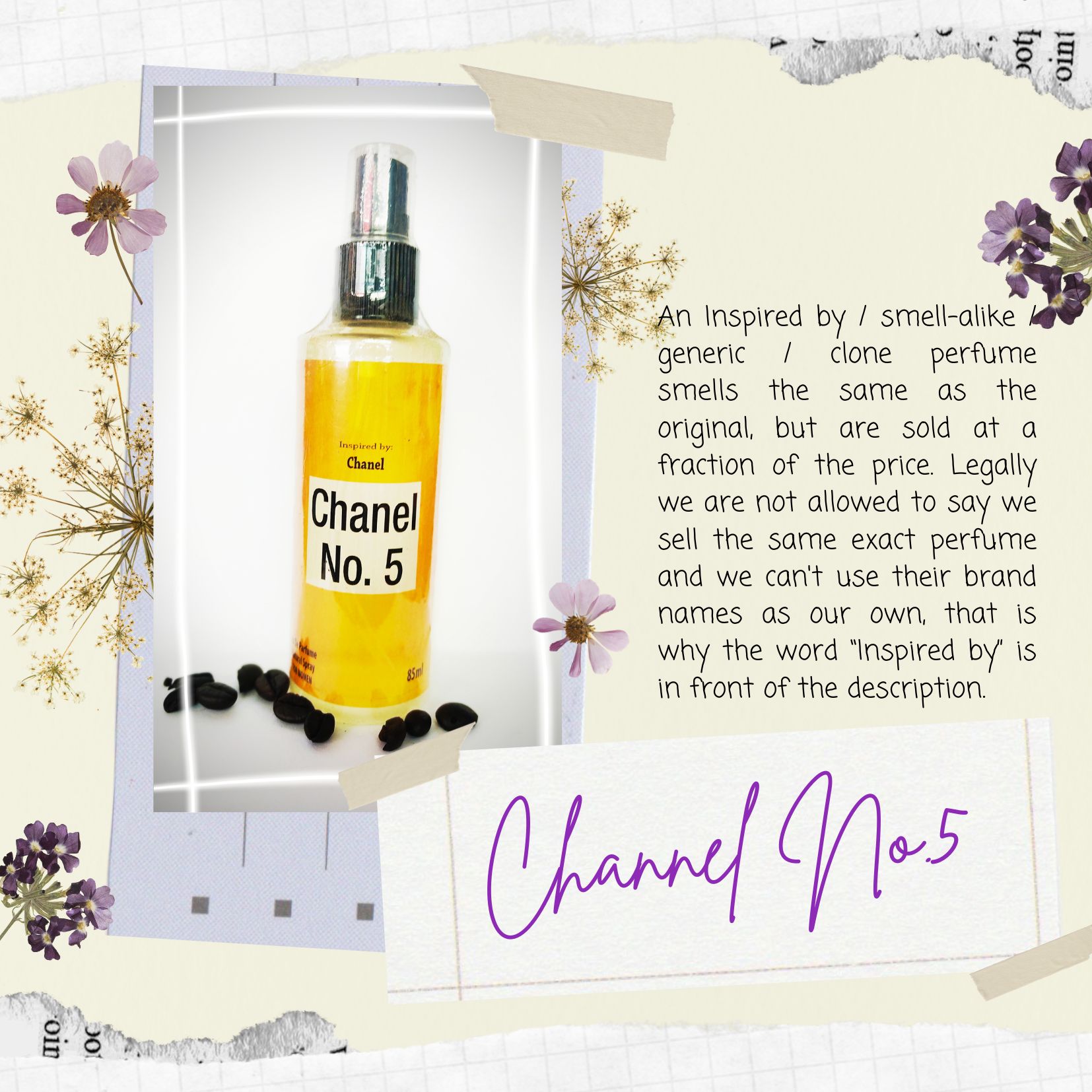 Chanel No 5 (Inspired By Generic**)