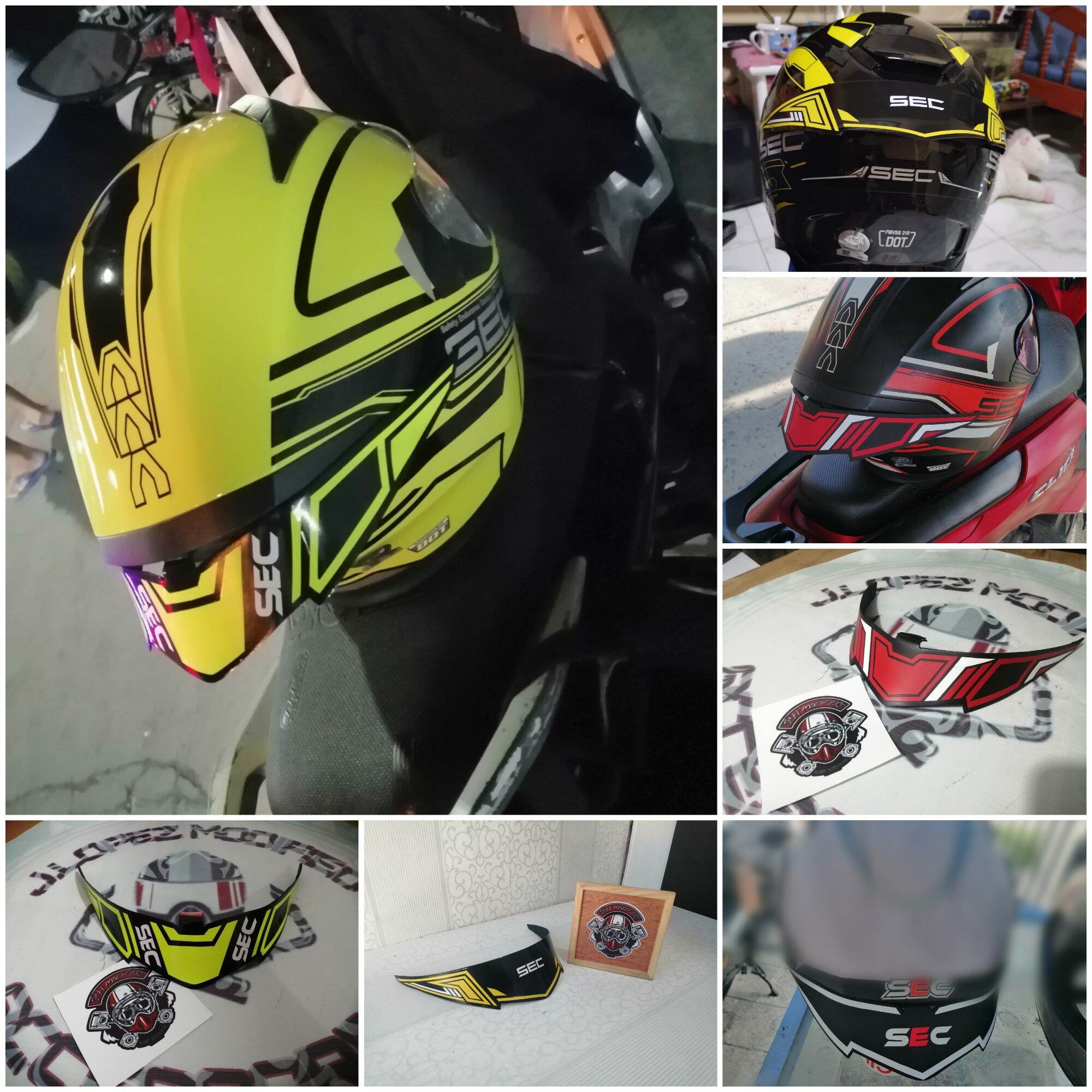 SPOILER FOR HELMET (MADE TO ORDER DESIGN). 