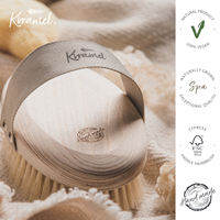 KRRAMEL | Pig Bristle Dry Body Brush for Exfoliation