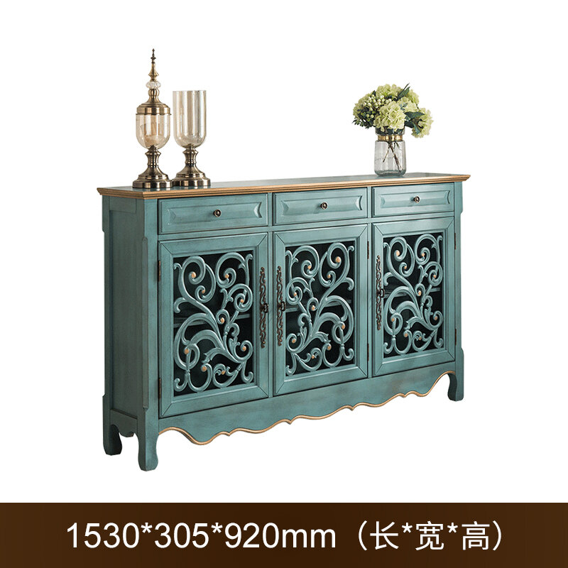 American Country Furniture European Style Hallway Mediterranean Style Furniture Side