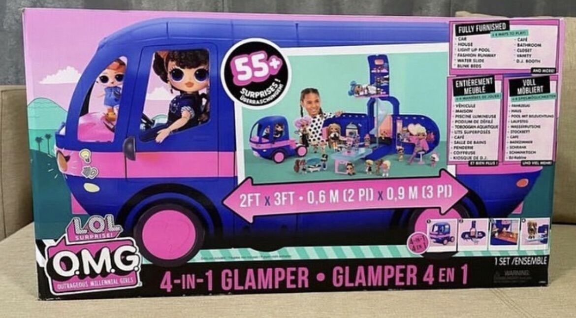 L.O.L. Surprise! O.M.G. 4-in-1 Glamper with 55+ Surprises