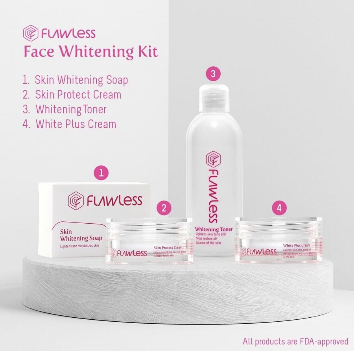 Flawless Skin Whitening Kit Lazada PH