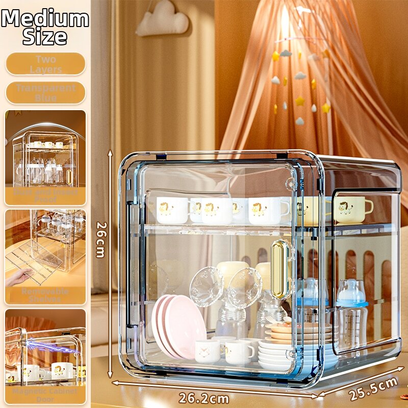 MEIZHUFU | Baby-specific Milk Bottle Cutlery and Food Storage Rack